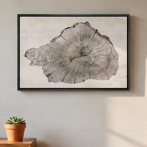 ArboraArt - Abstract Tree Ring Canvas Wall Art