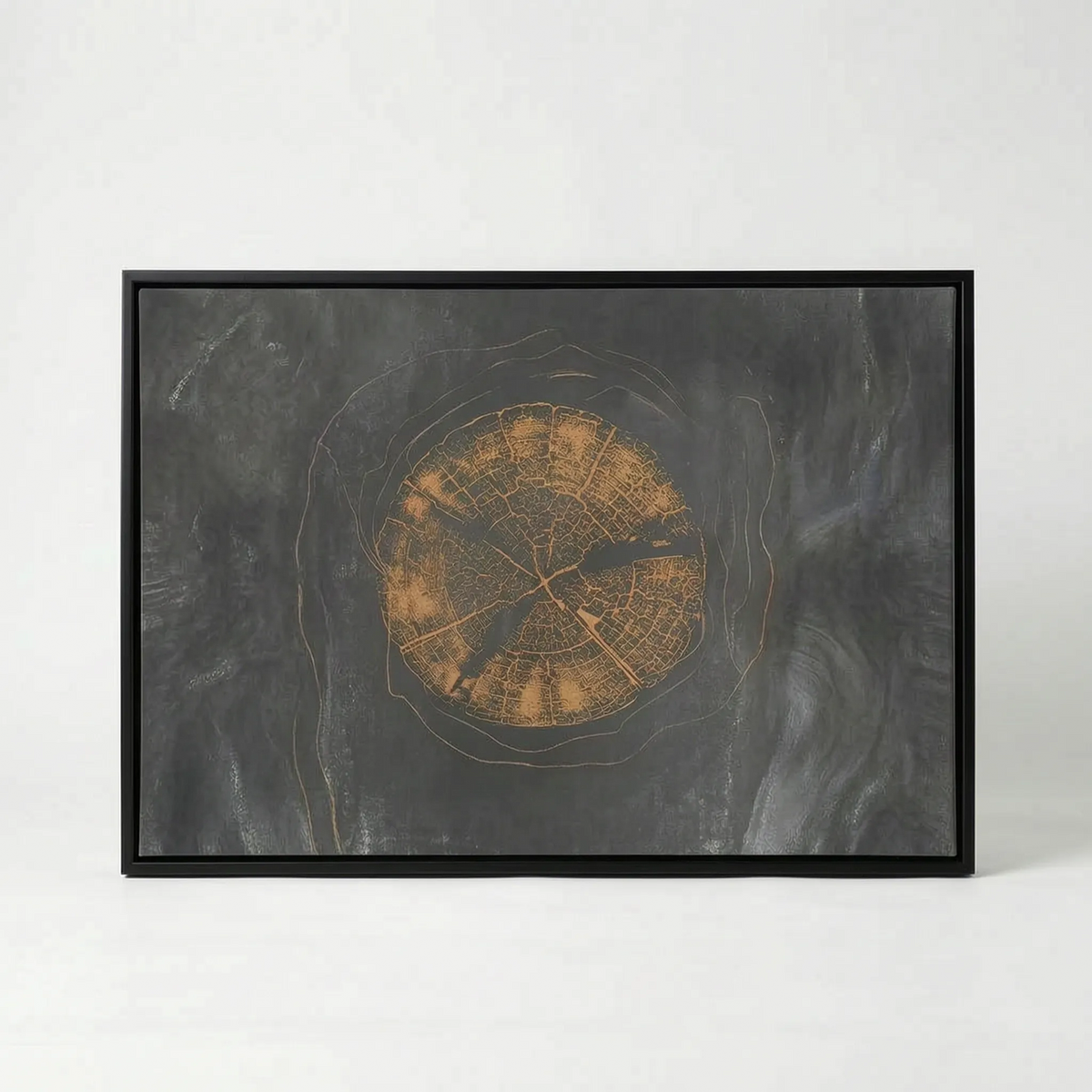 ArboraArt - Abstract Tree Ring Canvas Wall Art